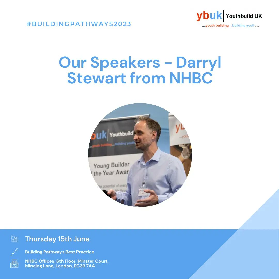 Join us this week for our Meet the Speaker series, where we introduce you to the remarkable individuals presenting at our Building Pathways 2023 Event.

To register for our 15th June Building Pathways Event, click here: buff.ly/3Wds44P

#buidingpathways2023 #youthbuilduk