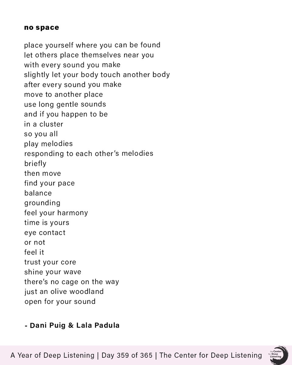 Center for Deep Listening tweet media