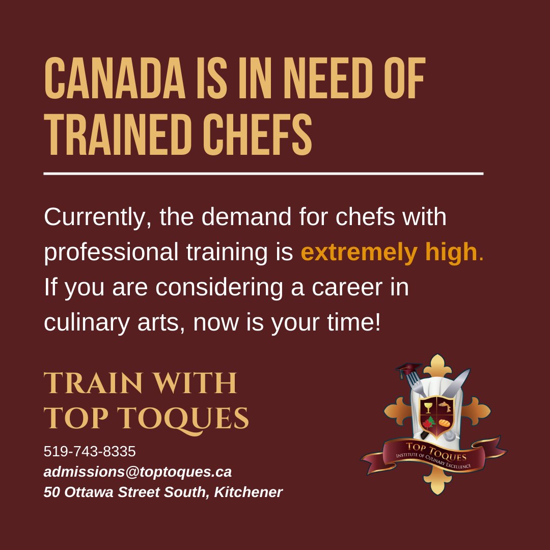 Your time is now!
Enroll today for our next start date!

#education #chef #culinaryarts #kw #kwawesome #cheftraining #becomeachef #cooking #food