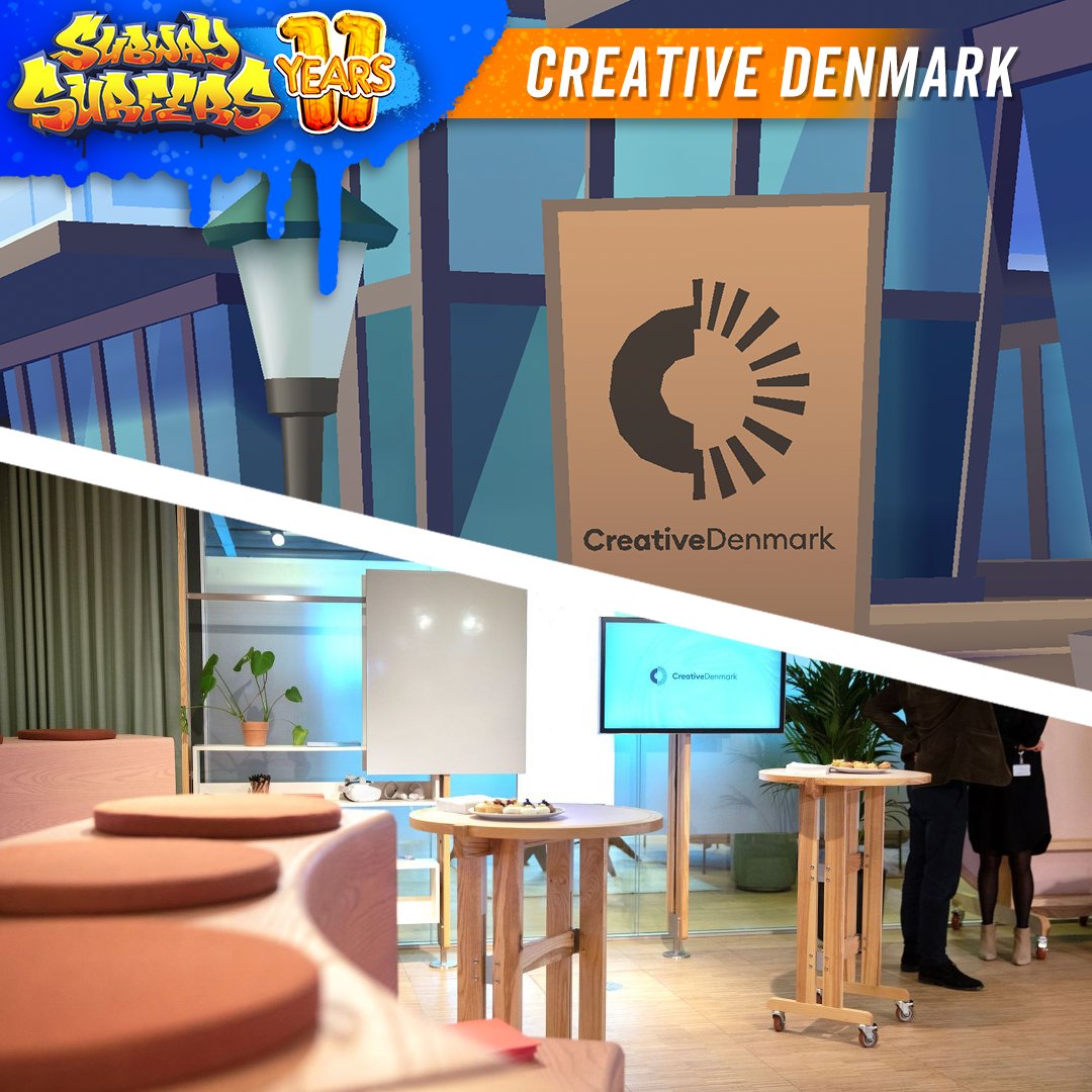 subwaysurfers's tweet photo. #HoverboardHunt with #CreativeDenmark! 🙌
Visit the center of Danish creativity. 👾 Take a tour through the interactive House of Creative Denmark and learn about Danish creative industries in a fun and immersive way.
🔗 https://t.co/nmywJBxPCu 🛹🗺 #DKgame #SubwaySurfers https://t.co/cg0rjJnOQ3