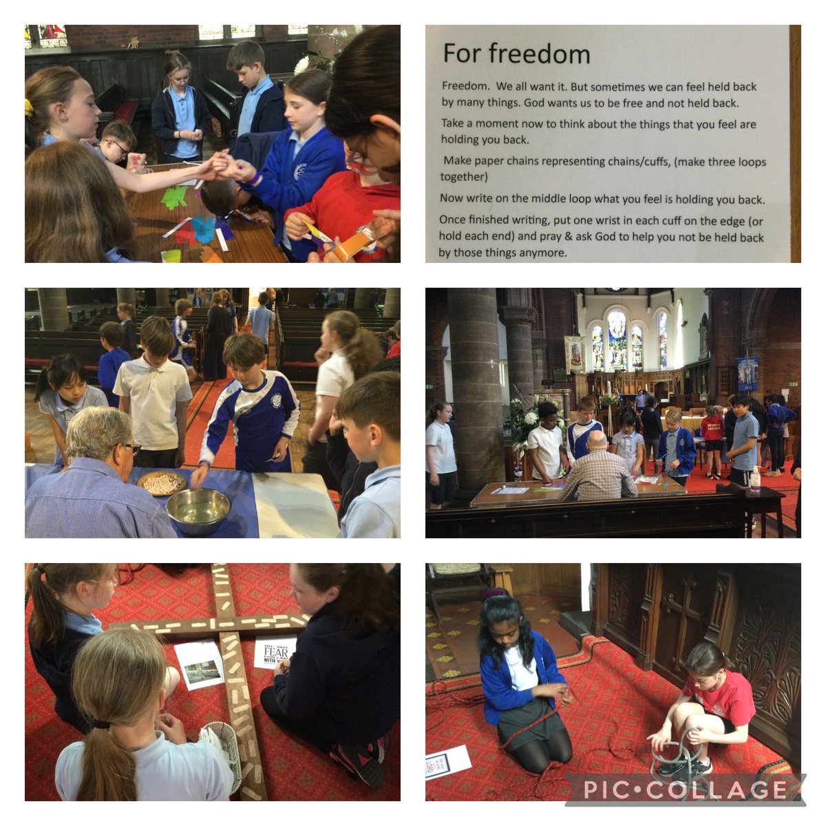 Claire and the fabulous volunteers at St George’s Church - thank you so much for inviting us to visit the prayer stations this afternoon. It gave us all time to reflect and understand that there are so many ways in which we can communicate with God.