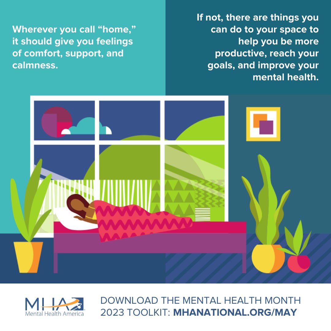 M. Phelps Foundation (@mpfoundation) on Twitter photo Having a healthy home environment is key to improving your mental health. It is shown to promote calmness and a sense of control over your day-to-day life. #mentalhealthmonth
For more resources➡️ <a href="/MentalHealthAm/">Mental Health America</a>
To help support our cause➡️michaelphelpsfoundation.funraise.org Having a healthy home environment is key to improving your mental health. It is shown to promote calmness and a sense of control over your day-to-day life. #mentalhealthmonth
For more resources➡️ <a href="/MentalHealthAm/">Mental Health America</a>
To help support our cause➡️michaelphelpsfoundation.funraise.org
