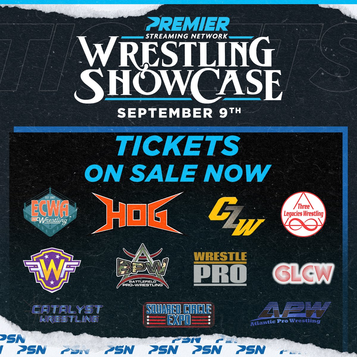 🚨ON SALE NOW🚨 Tickets to The Wrestling Showcase are available now! Live from Metuchen, NJ, every match features a different promotion! Many titles on the line, including the first ever men’s and women’s Premier championships! Get you tickets here ➡️ bit.ly/3BNSX5V