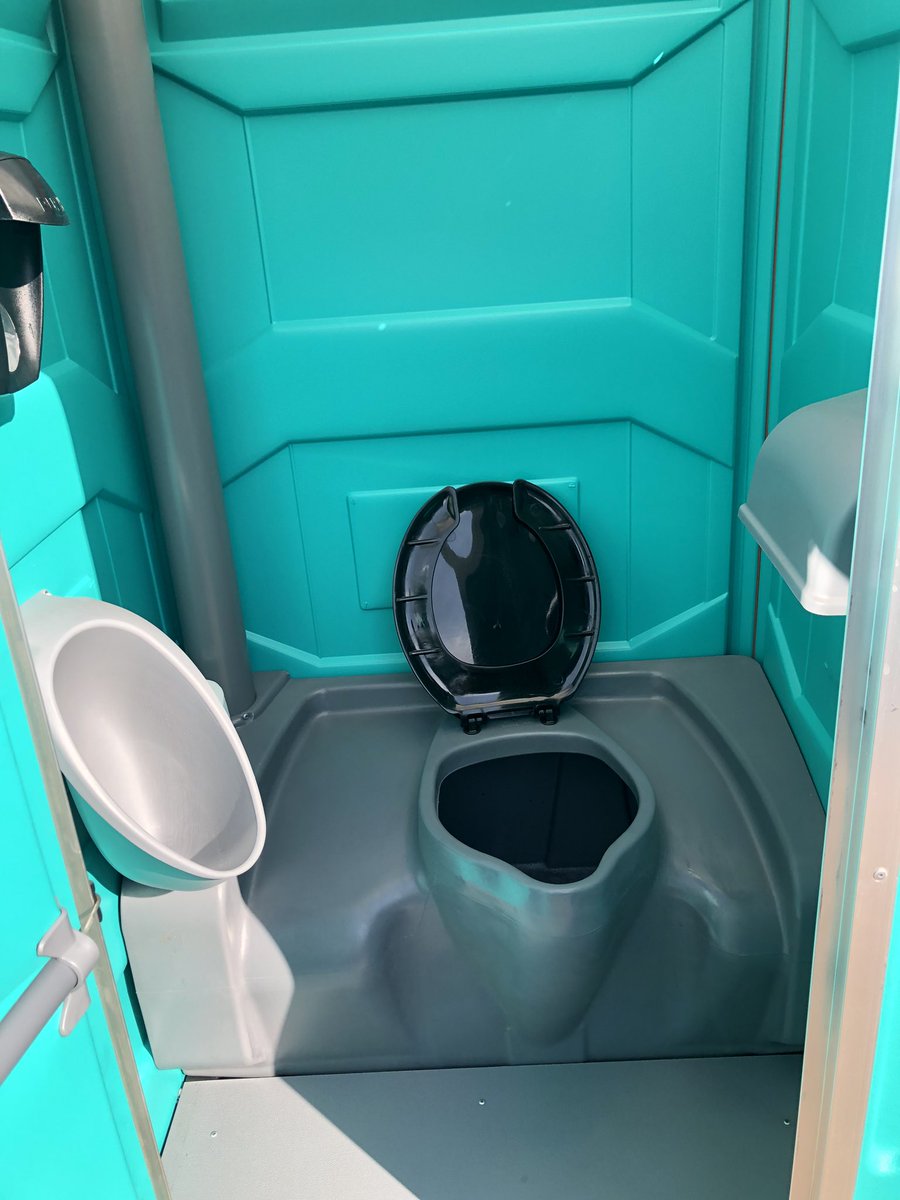 roadmaven's tweet photo. One of our many #Indy500 traditions arrived today: The @CampBremer comfort station is here, courtesy the fine folks from Porta Palace. https://t.co/Tvj0Uhks9t
