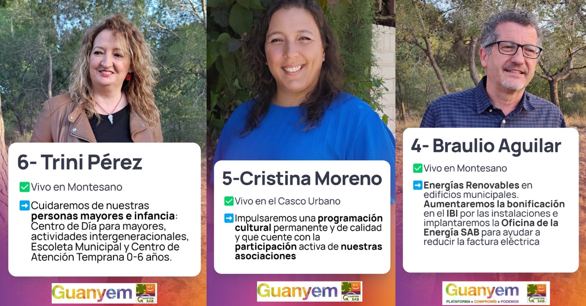 PodemosSABena's tweet photo. ¡Qué valientes compañeras de cartel!
¡Sois la caña de SAB!
#GentdeSAB #GentdePAU #GuanyemSAB https://t.co/me1fCEuqvz