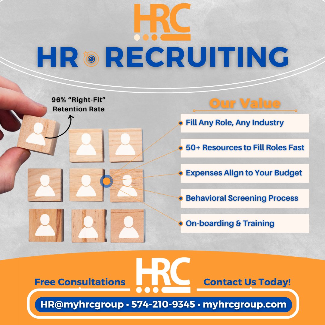 Refocus on Your Business Goals, Leave the Recruiting & Hiring to Us.
⭐
#recruiting #hiring #onboarding #HR #humanresources #hrservices #news #shrm #recruiter #ats