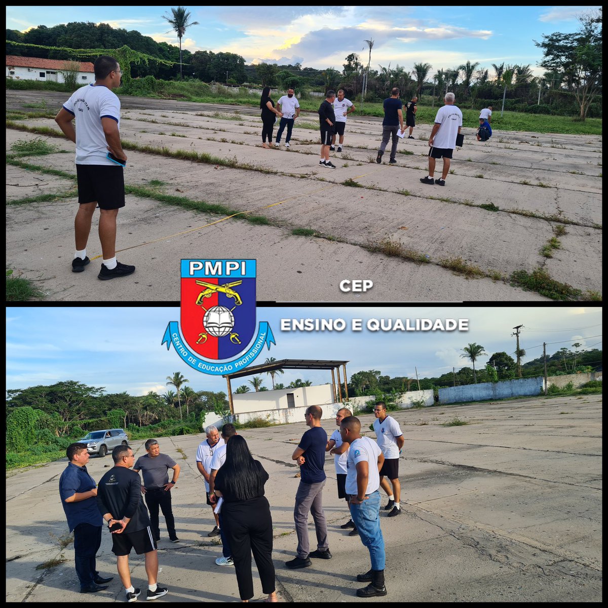 cep_pmpi's tweet photo. Visita da Comissão de Formatura CFSD 22/23 ao Expoapi, onde acontecerá a Formatura Militar. O objetivo da visita foi realizar medição para planejamento e adequação da estrutura da formatura militar.
#CEP #PMPI #CFSD #FORMATURA https://t.co/MdRjn8Gt0w