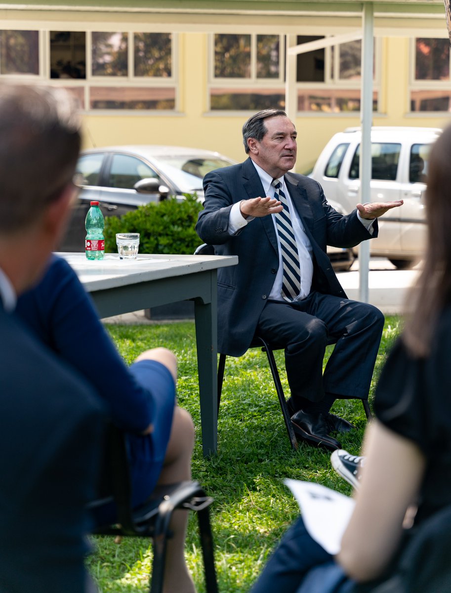Yesterday we had the honor of having Ambassador Joe Donnelly - U.S. Ambassador to the Holy See - on campus. He talked to our senior Leadership class about what it takes to become a great leader.  A sincere thank you to Ambassador Donnelly for his insights. #aosr #leadership