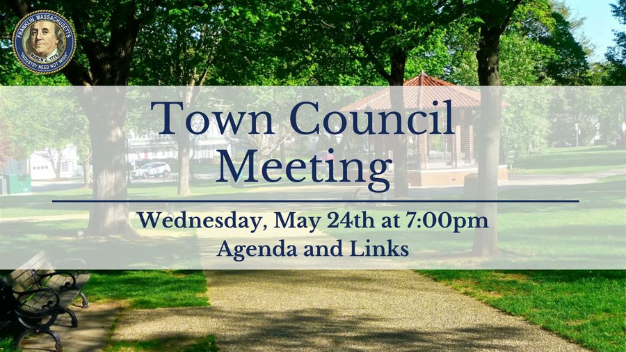 Reminder: Town Council schedules Budget Hearing for FY 2024 (first of two sessions) - May 24, 2023