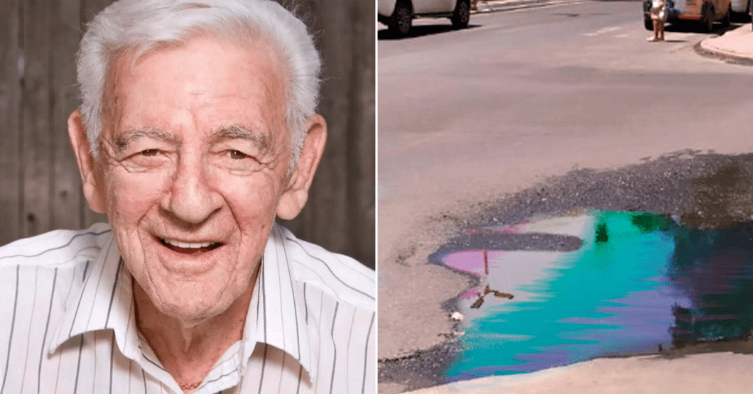 FabiManciini's tweet photo. RT @ChiguireBipolar : Señor asegura que reflejo colorido en charco de agua es adoctrinamiento LGBT https://t.co/o5fnIJ1Z8q https://t.co/9I6BrleAM3