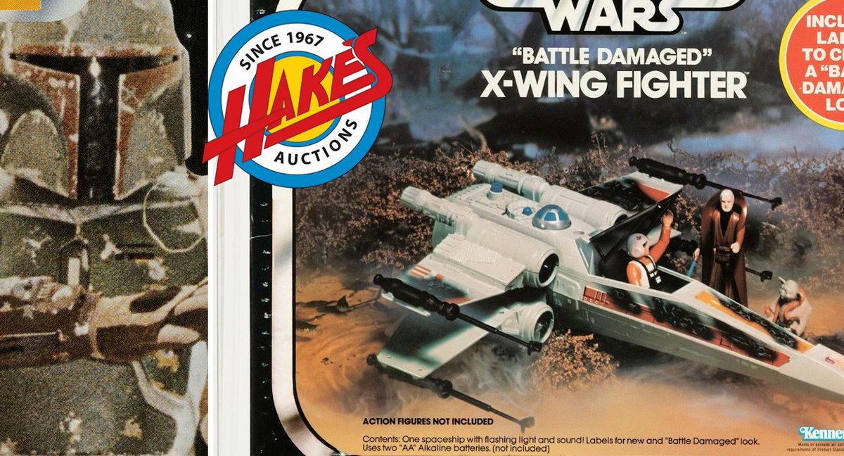 GeekGavel's tweet photo. Check out the Star Wars action figures that sold in @HakesAuctions May Online sale here: https://t.co/OV5V1QgaUM
Follow the link above to view the lots, get some background info, and see how much each item sold for! #starwars #auction #collectibles #hakes #actionfigures https://t.co/8CT4rIZZDm