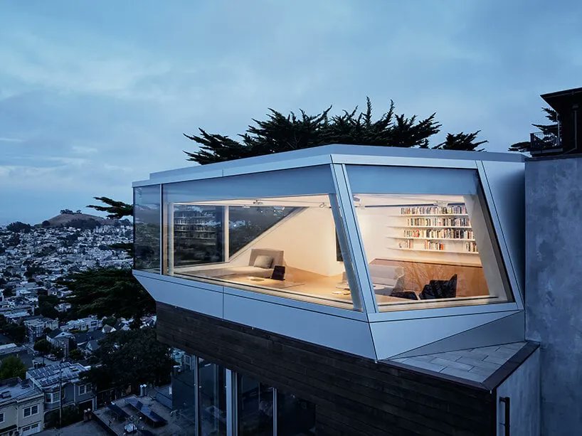 hovering above san francisco, this home office by OPA invites deep reflection and clarity designboom.com/architecture/o…