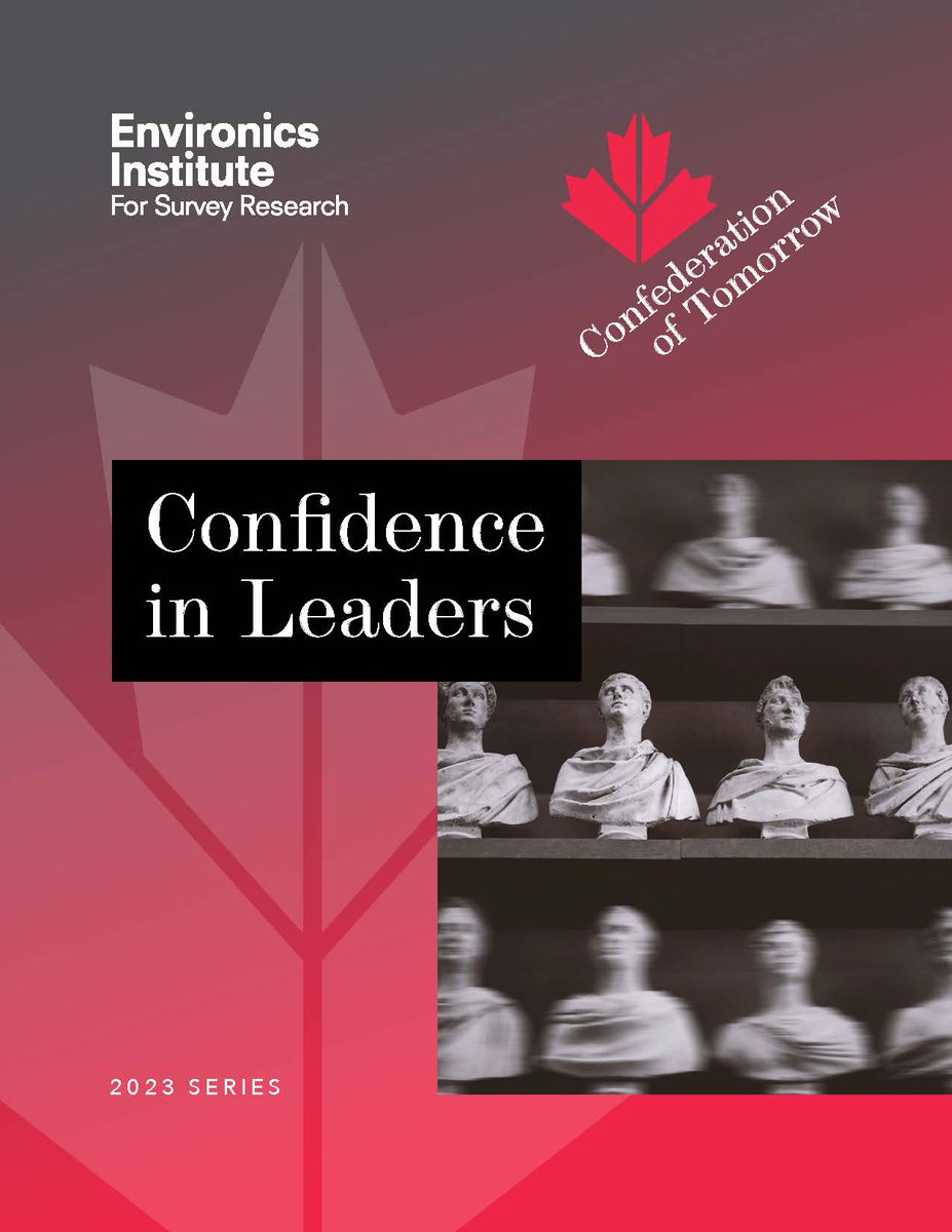 MulroneyInst's tweet photo. The Confederation of Tomorrow Survey of Canadians has released a report on the levels of confidence that Canadians have in their political leaders, experts, and in the media. https://t.co/A9vGOI41jT
#CoT23
@IRPP @CanadaWestFdn @AlainGGagnon @FNFMB @Environics_Inst https://t.co/0I7yTPQaxH