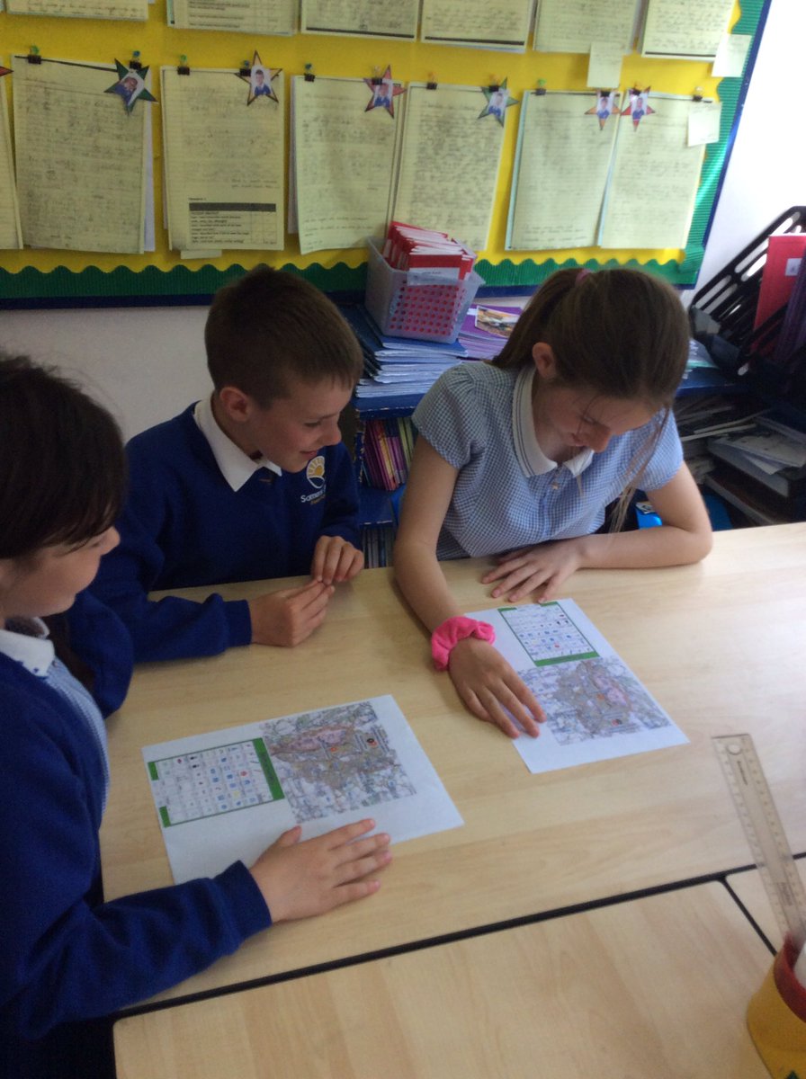 SPMVPineClass's tweet photo. This afternoon we have been using our geography skills to locate features of Malvern on a map. We have been using OS symbols and using 6 digit grid references, which was super tricky but we had our team mates for support!🤩 https://t.co/osthsqkeMn