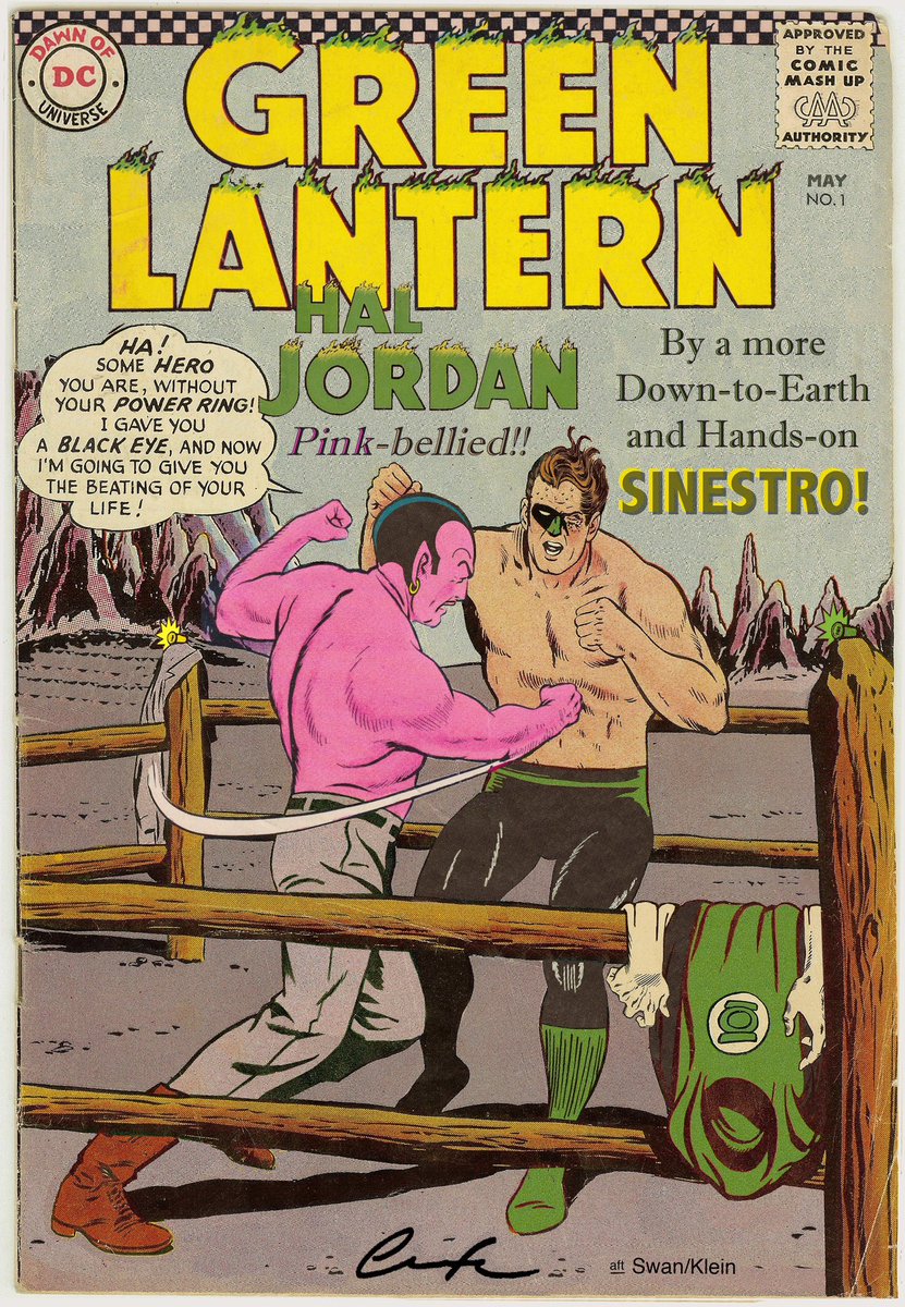 ChuckBrouilette's tweet photo. #OnThisDay in 1961 #Sinestro debuted in #GreenLantern #comics #7 #ThaalSinestro of #Korugar #GreenLanternCorps member tasked w patrolling &amp; protecting #SpaceSector1417 but #corruptedByPower&amp;banished by #TheGuardiansOfTheUniverse to the #AntiMatterUniverse of #Qward #FearLantern💛 https://t.co/qoV5Go5cg1