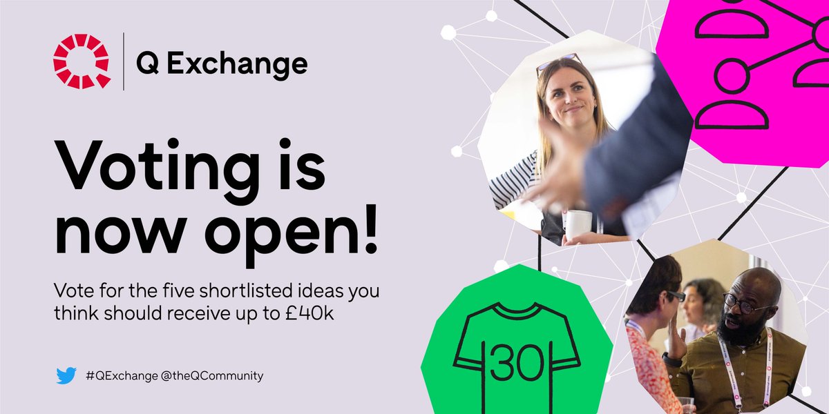 📢 #QExchange voting is now open!

#QCommunity members, vote for the five ideas you think should receive funding.

📅 Voting closes 6 June, view the shortlisted projects: q.health.org.uk/get-involved/q…