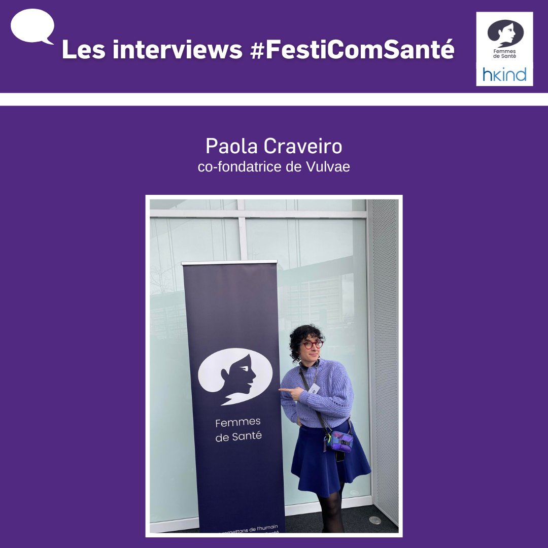 💬 #Interview #festicomsanté X #femmesdesanté @femmes2sante  de @PaolaCraveiro, co-fondatrice @HelloVulvae. @MedFemCollective
👉 festivalcommunicationsante.fr/interview-de-p…

#femtech #esanté #femme #hcsmeufr