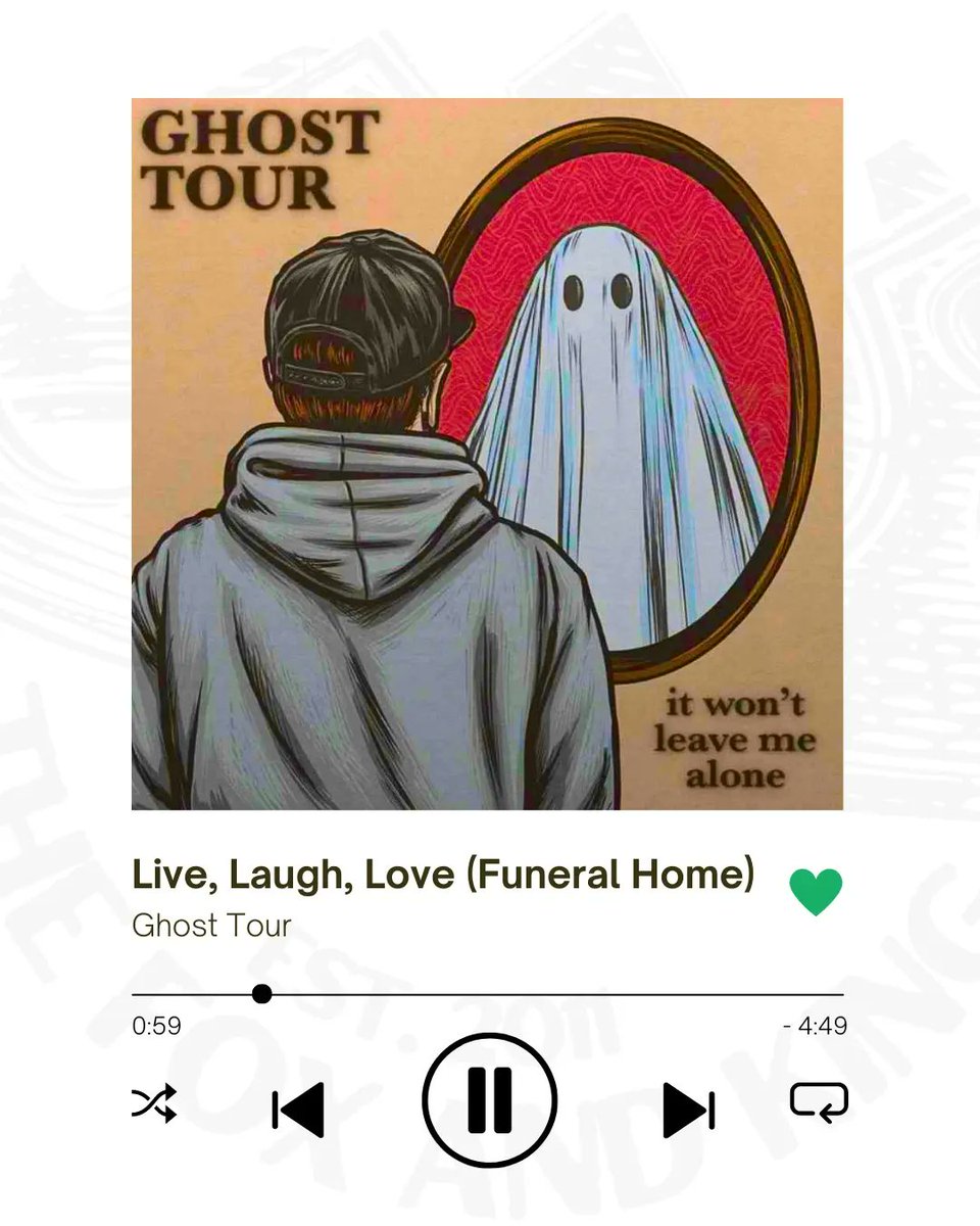 "A lot of my music deals with this mundane state of existing; when you're just kind of pacing around the apartment every day, scrolling through social media, constantly comparing yourself to others and not quite doing the things you want to be doing."

#mentalhealth #ghosttour