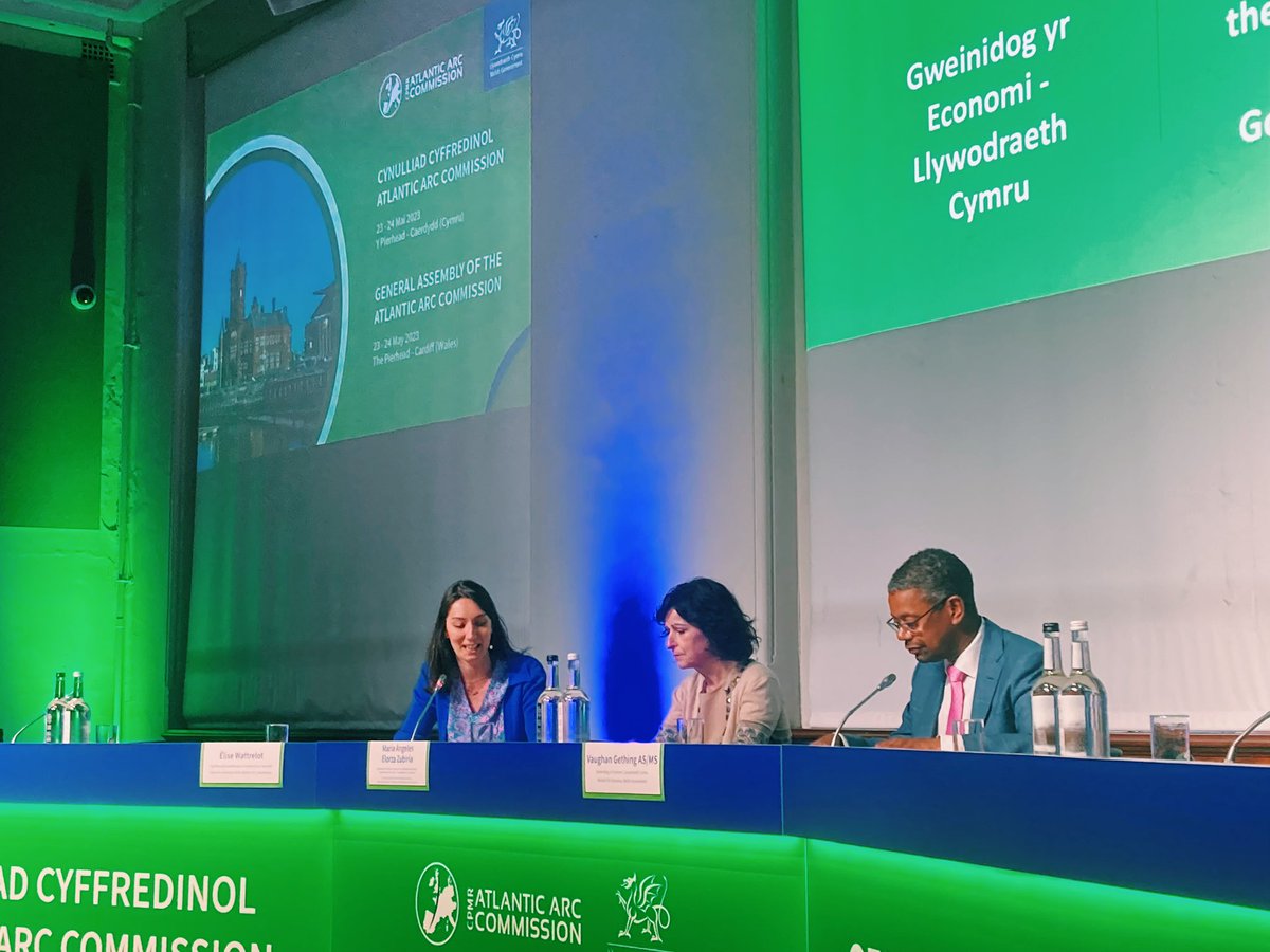 🗣️Great opening address from the Welsh Minister for the Economy <a href="/MichaelVaughan/">Michael Vaughan</a> /Anerchiad agoriadol gwych gan Weinidog yr Economi Cymru <a href="/Atlantic_Arc/">Atlantic Arc (CPMR)</a>
