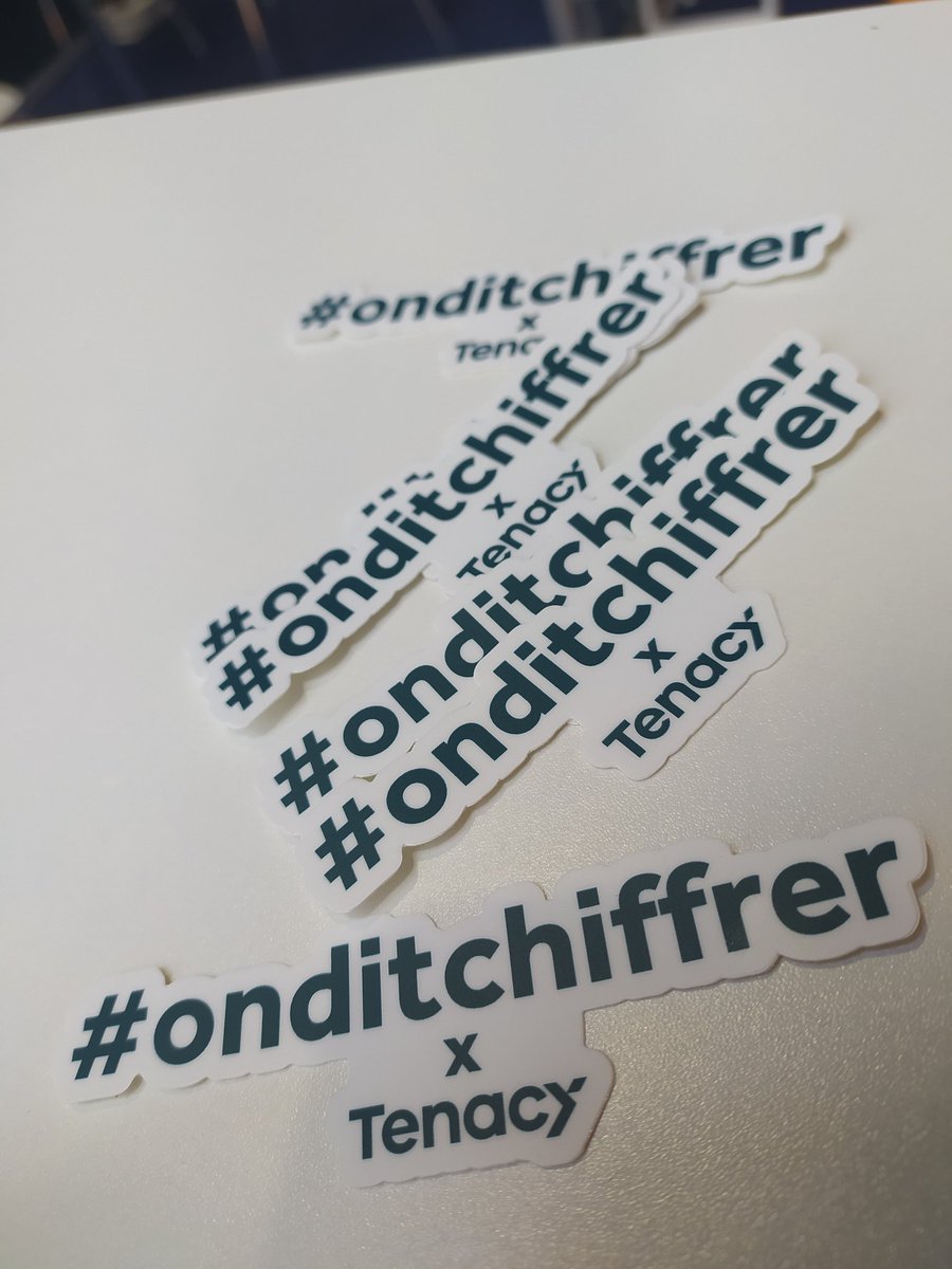 OnDitChiffrer's tweet photo. Opération stickers épisode 2 ! Passez chez @Tenacy__ et @olvid_io aux #RFIT pour vous équiper !! https://t.co/IYgAna5Xje
