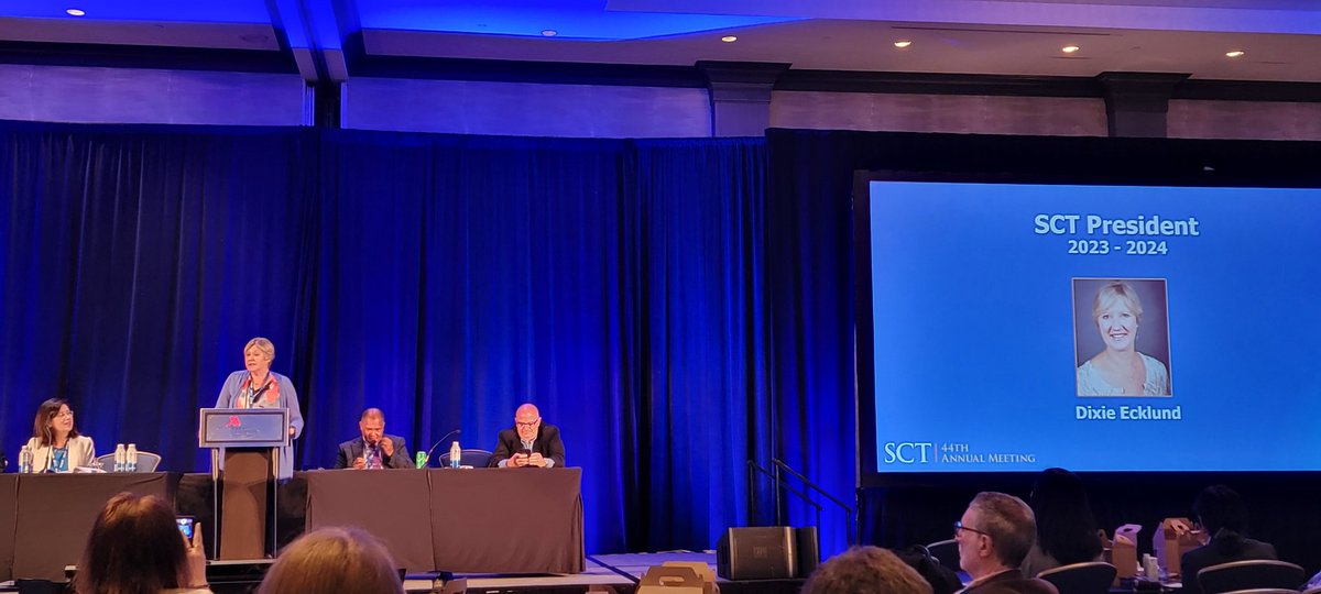 BaymanEmine's tweet photo. The new president of the @SCTorg is our own @DixieEck from @Iowa_Biostat and #CTSDMC. We are so proud! https://t.co/eB6Ta9NGcg