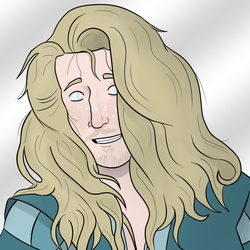 pixel_he_art's tweet photo. Reinier, my bard (eloquence)/warlock (genie) who was trapped in a magic mirror for fifty years. 

Commissions open! https://t.co/utC0cypVNG