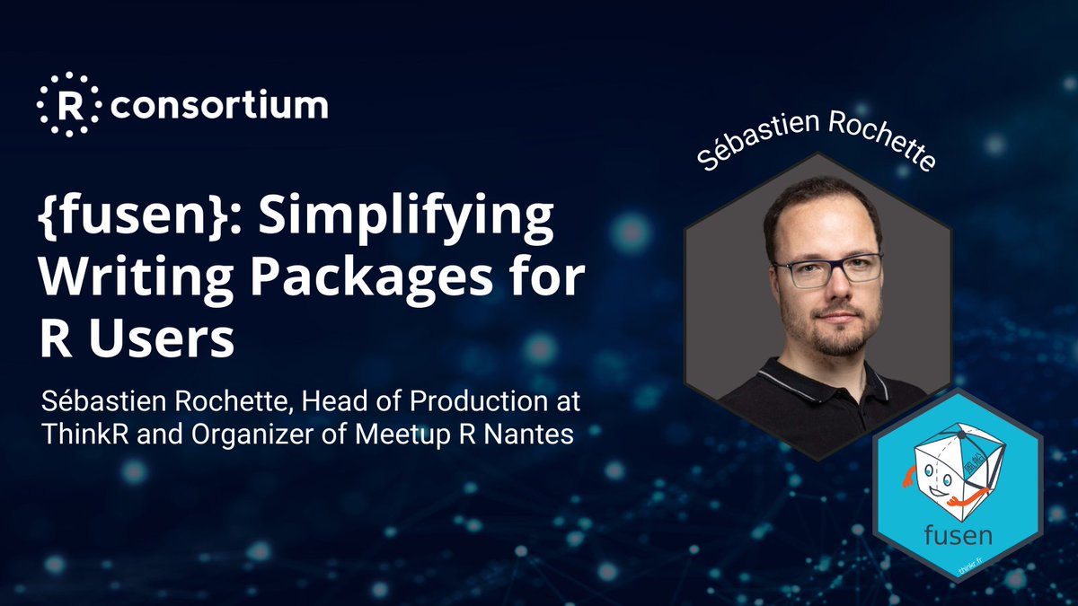 <a href="/StatnMap/">Sébastien Rochette</a>, Head of Production at @ThinkR, shares about the growing R community in Nantes, France. He also discusses the Fusen package, which allows developers to use a single Notebook file for writing the package documentation, code, &amp; tests. #Rstats ➡️ r-consortium.org/blog/2023/05/2…