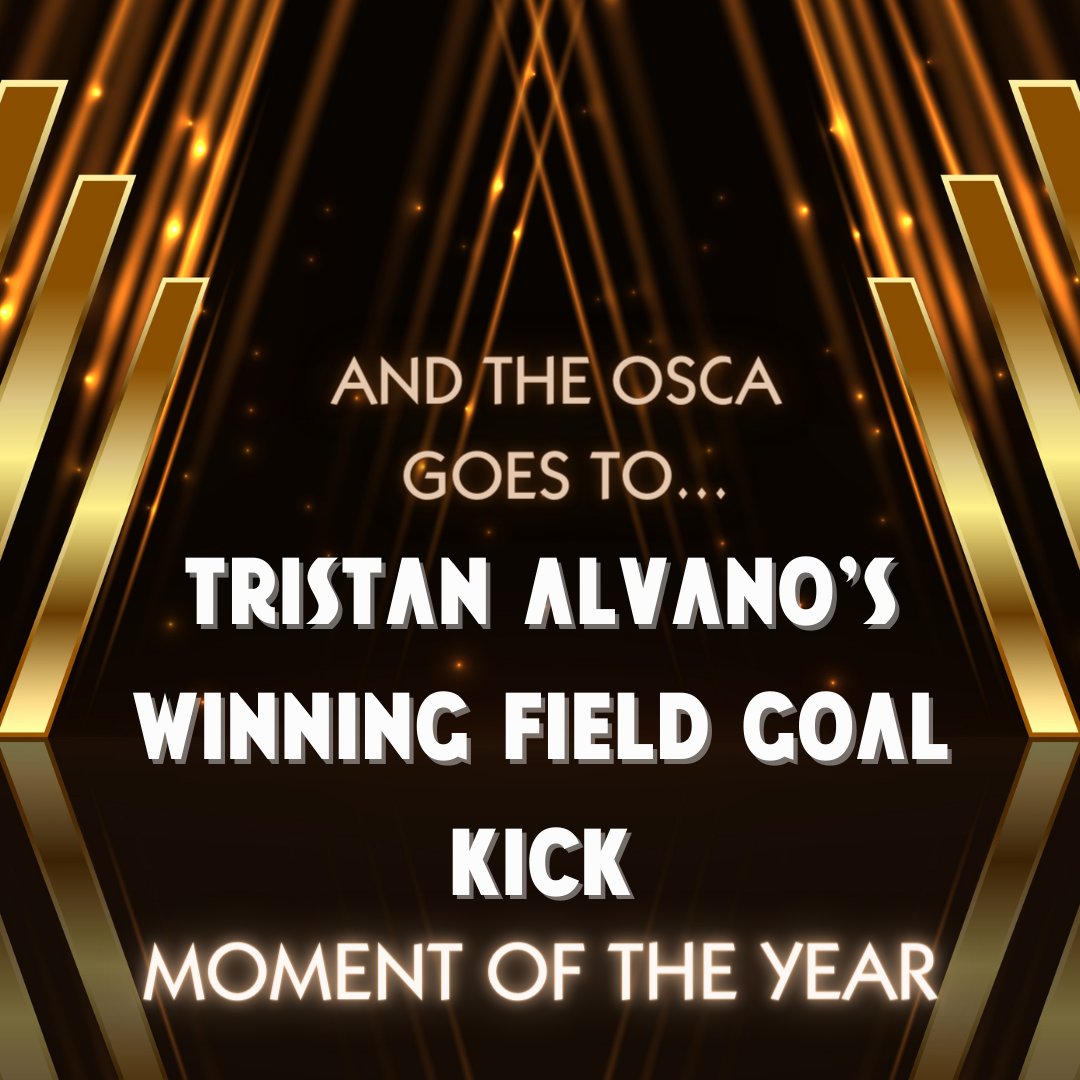 Omaha_Sport's tweet image. Your 2023 Moment of the Year... @AlvanoTristan&apos;s Winning Field Goal Kick! #2023OSCAS #GoldBeginsHERE

@WestsideHigh66