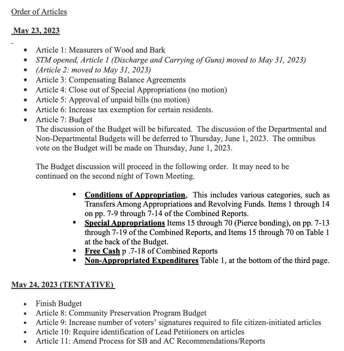 #BrooklineTownMeeting begins tonight! Here's the tentative schedule for the first couple of nights, and follow along with <a href="/elizschafer/">Elizabeth Schafer @elizschafer.bsky.social</a>'s helpful guide at elizabethschafer.notion.site/elizabethschaf…