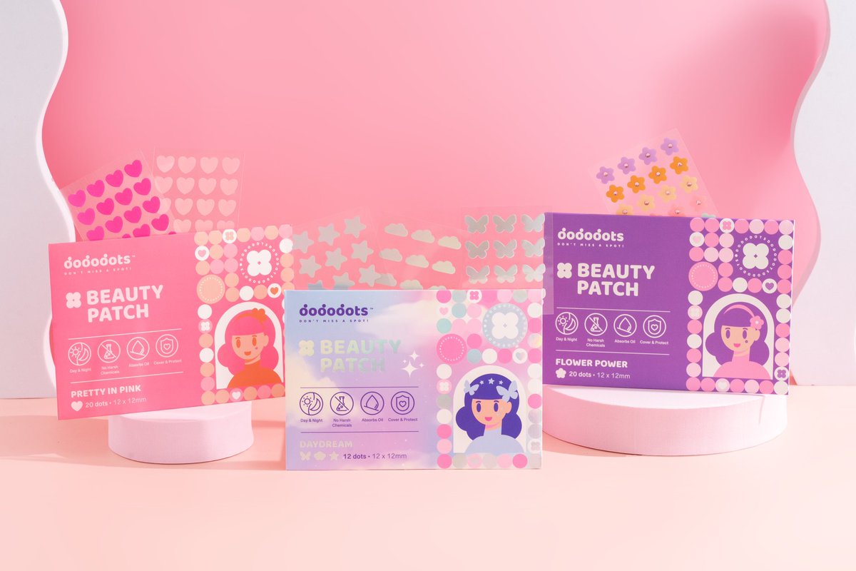 dododots_my's tweet photo. feeling a little cheeky tonight, who wants a FREE pack of the CUTEST PIMPLE PATCHES in the world?! 😉 https://t.co/kLRZFyuyYr