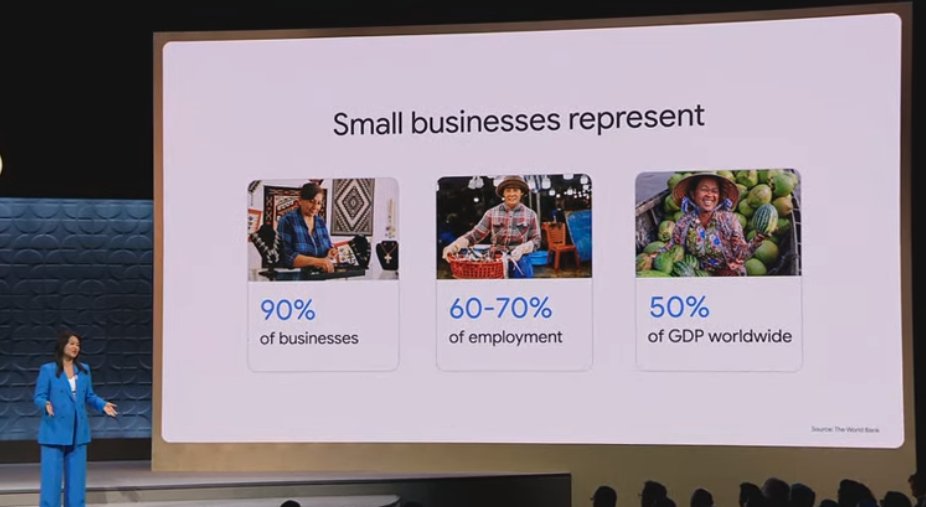 gsterling's tweet image. We&apos;re champions of small business. #gml2023.