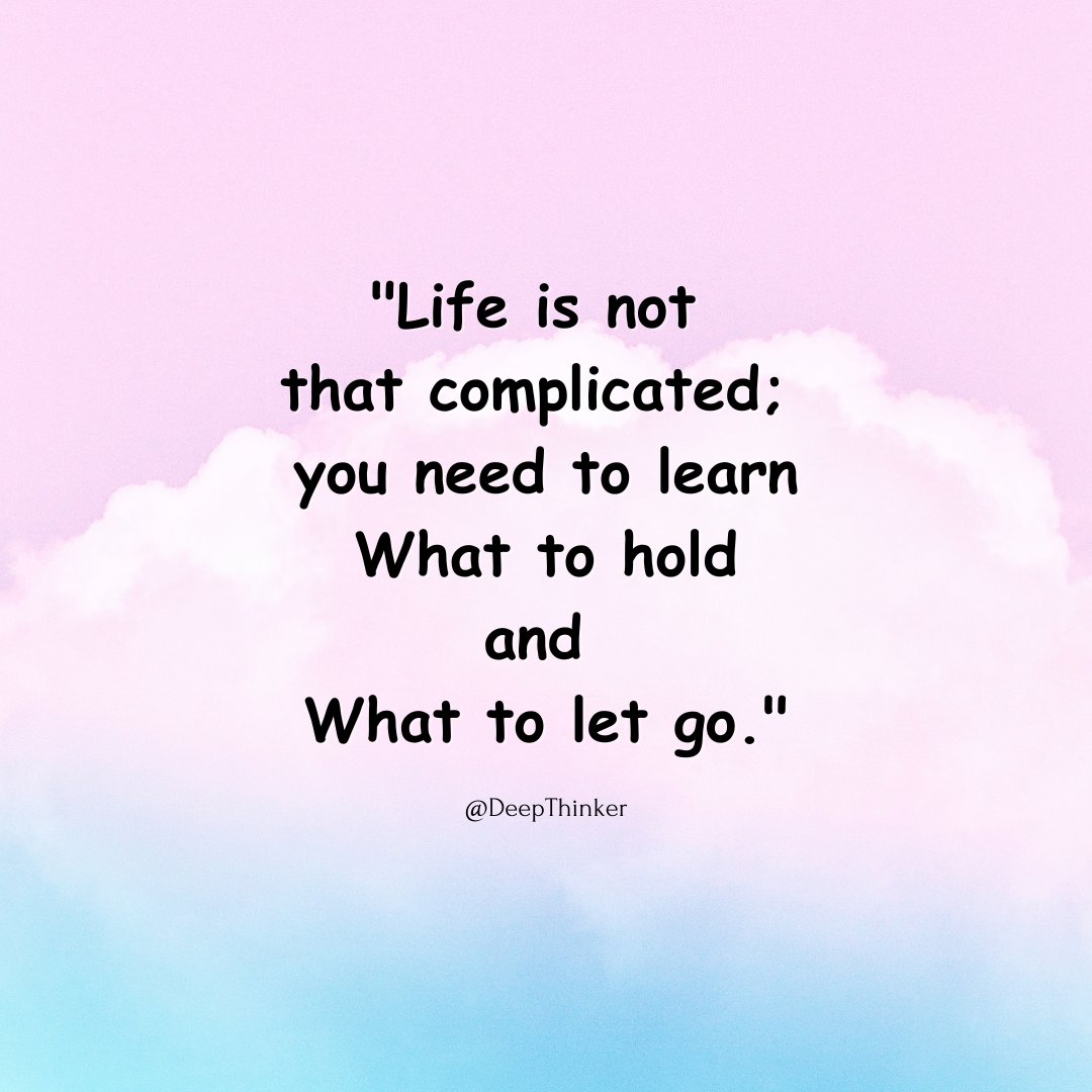 Deepthinker009's tweet image. Learn the art of life. ❤️

#Motivation #motivationquotes #lifequotes #tuesdaymotivation #deepthinker #quotes #quoteoftheday