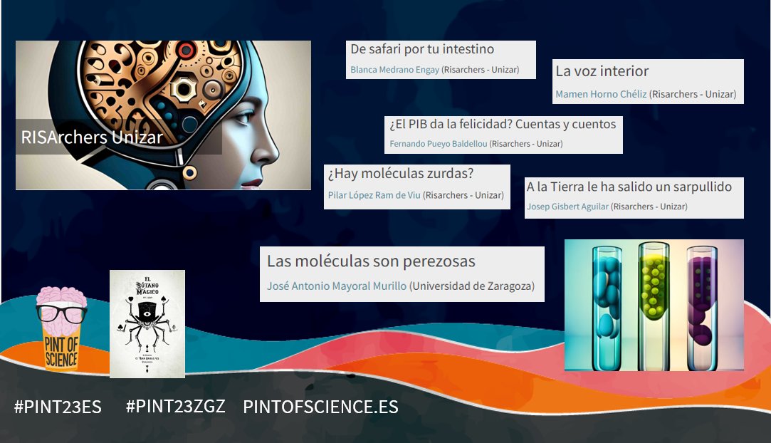 MariJoPar's tweet photo. Vamos a por la segunda jornada de la octava edición de #PINT23ZGZ #PINT23ES  en @ElSotanoMagico  con @RISArchers
@pintofscienceES https://t.co/Koetc2Bqba