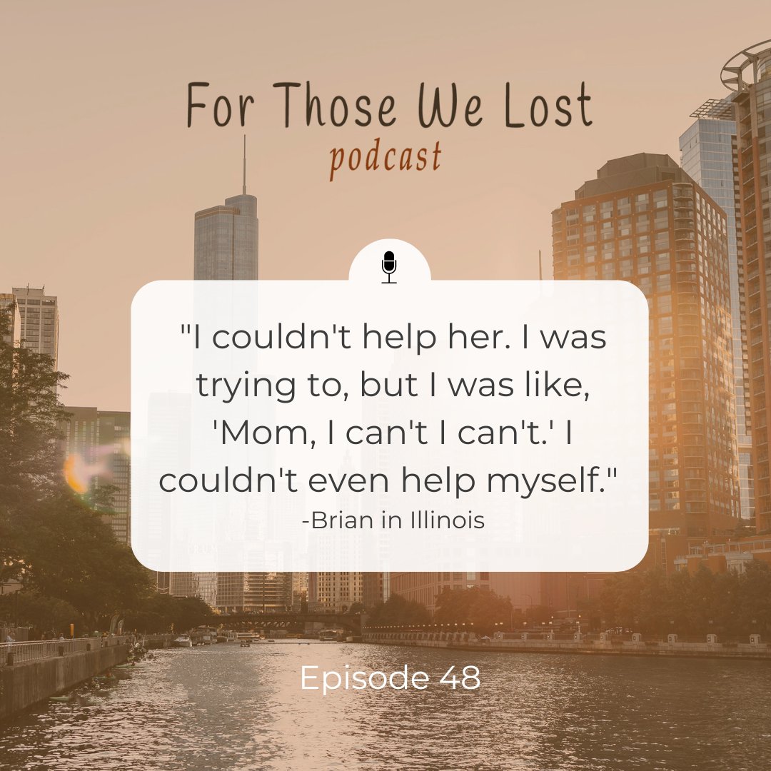 💛 Brian & his mom got COVID & were at home together for days before he had to call 911. They were both taken to the hospital. He lost his mom to complications from #COVID19 in June 2021. Available wherever you hear your favorite #podcasts. #covidgrief #covidloss #grief