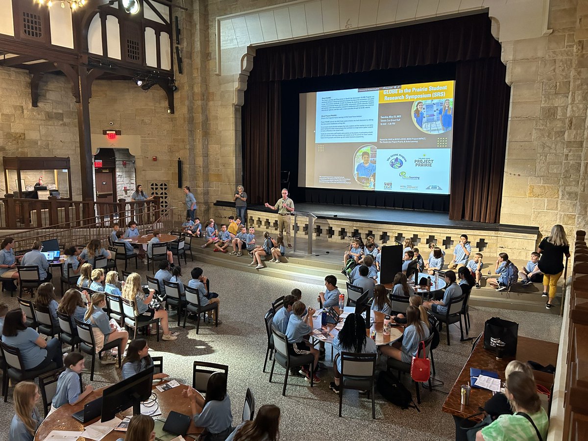 MBeakas's tweet photo. What a tremendous opportunity for our students to present at the 2023 GLOBE in the Prairie Student Research Symposium at the Toledo Zoo @OSLN @US_GLOBE @awlswa @xcite_learning https://t.co/3Wdks6xLTN