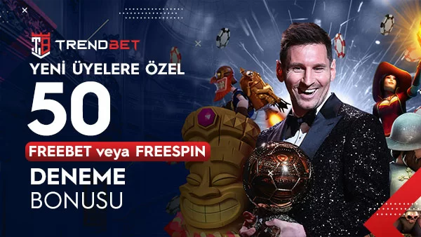 BahisdostForum's tweet photo. 🎁#Trendbet 50 Freebet - 50 Freespin Deneme Bonusu 

💰Maksimum 500 TL Çekim 

➡️Trendbet Giriş: https://t.co/WxBD3JzFtw 

#DenemeBonusu #secim #Secim2023 #Bonus #Freebet #Freespin #Bet #İddaa #Bahis #casino #slot #papara #payfix #denemebonus #Galatasaray #Fenerbahce #Besiktas