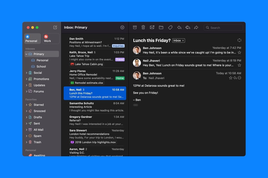 EscritoSocial's tweet photo. Mimestream: o aplicativo de e-mail para Mac que quer substituir o Gmail https://t.co/34vIlXHd1g https://t.co/gdrdenMATN