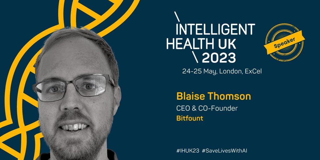 Join us at Intelligent Health 2023 on the 24-25th May to learn more about how federated data science and AI are transforming clinical research (#IHUK23, ExCeL London)!

@bitfount's CEO, @blaisethom will be presenting on Thursday at 1:40pm in the Startup Showcase. #healthcare #ai