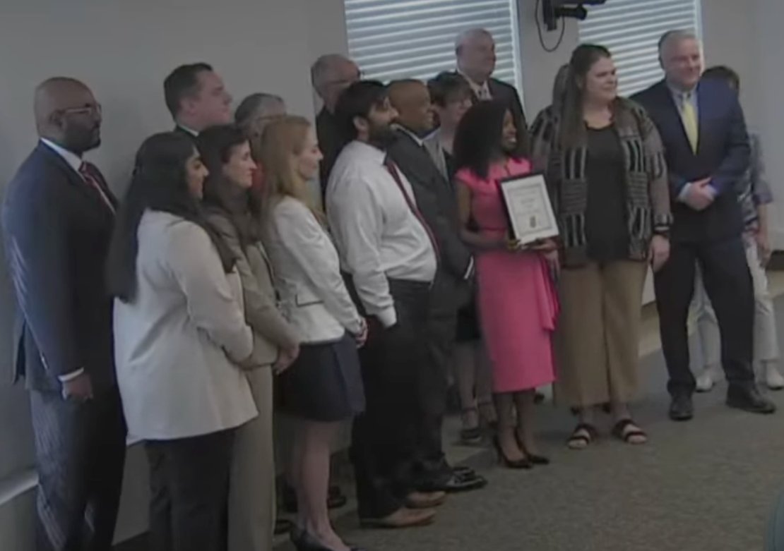 Congratulations to Ms. Alisha Swann, <a href="/ems_smcps/">EMS</a> teacher, the 2023 SMCPS Maryland Teacher of the Year Nominee, recognized today at the Maryland State Board of Education Meeting. <a href="/smcps_supt/">James Scott Smith</a>