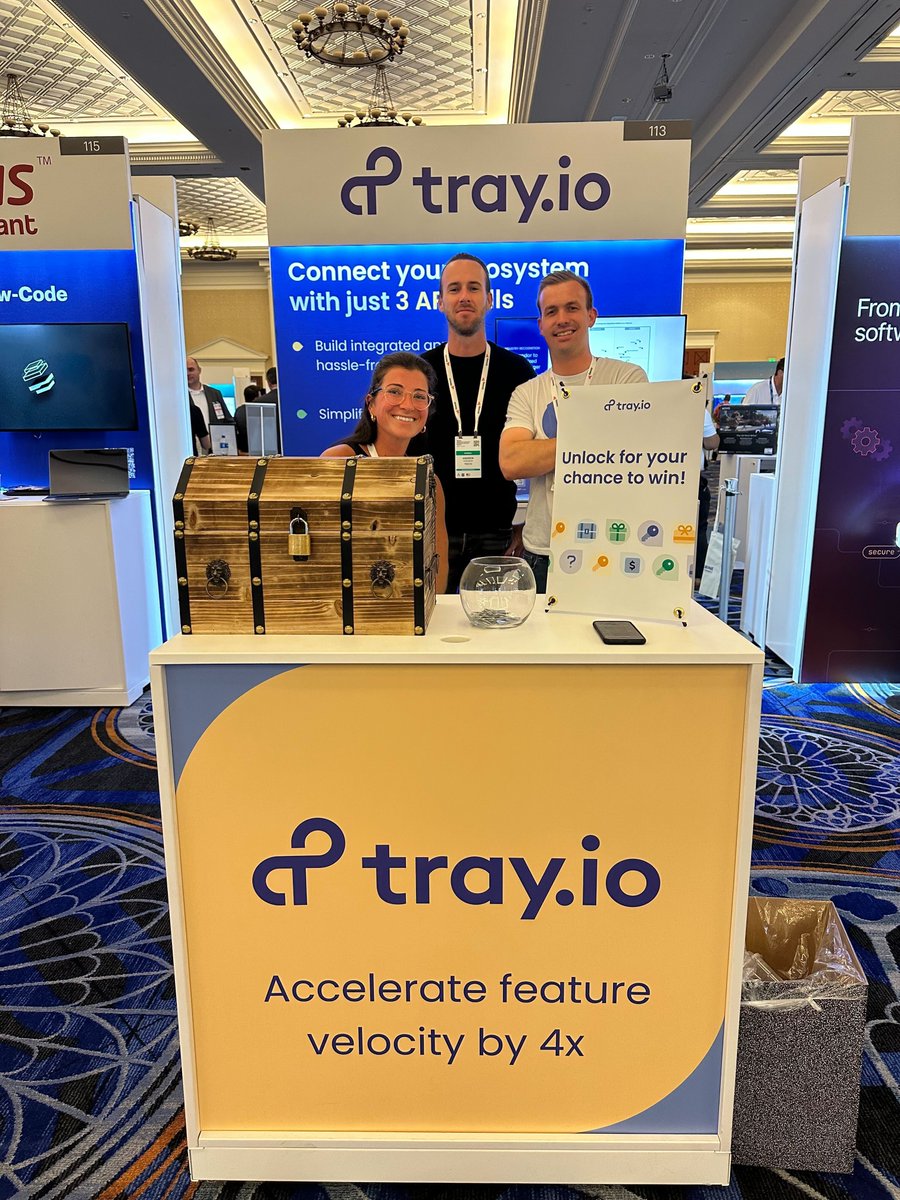 tray's tweet image. Day 1⃣ of the #GartnerAPPS summit is in the books. Will we see you today?