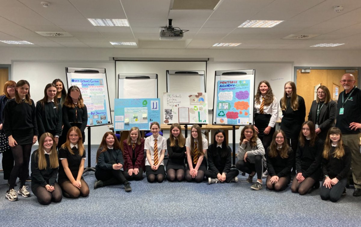 montrose_acad's tweet photo. What can we do to reduce carbon emissions?

Our learners investigated what we can improve at school and shared their findings with their industrial mentors, Baker Hughes.  #GirlsGetSET https://t.co/Gg6CIKuBPZ