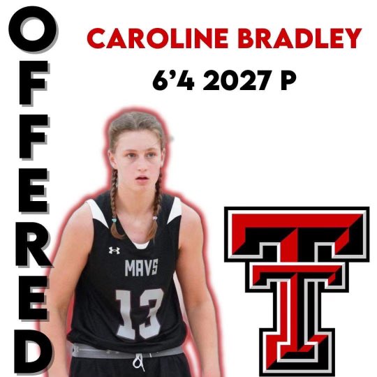 caroline_brad23's tweet photo. Blessed to receive an offer from Texas Tech University! @CoachGerlich @pd_skillz @Lee____Johnson #AGTG https://t.co/qKCfzrSUfo