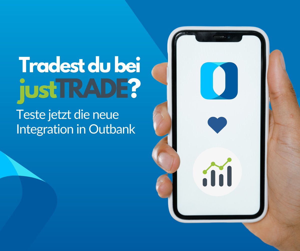 Outbank's tweet image. Verwaltest du dein Portfolio bei #justTRADE? 📈 Wir suchen #BetaTester für die neue Integration in der #OutbankApp. Melde dich über die Einstellungen deiner App ('Support anschreiben') als Beta-Tester an und verbinde deinen justTRADE Account.📲
#Trading #Finanzen #Datensicherheit