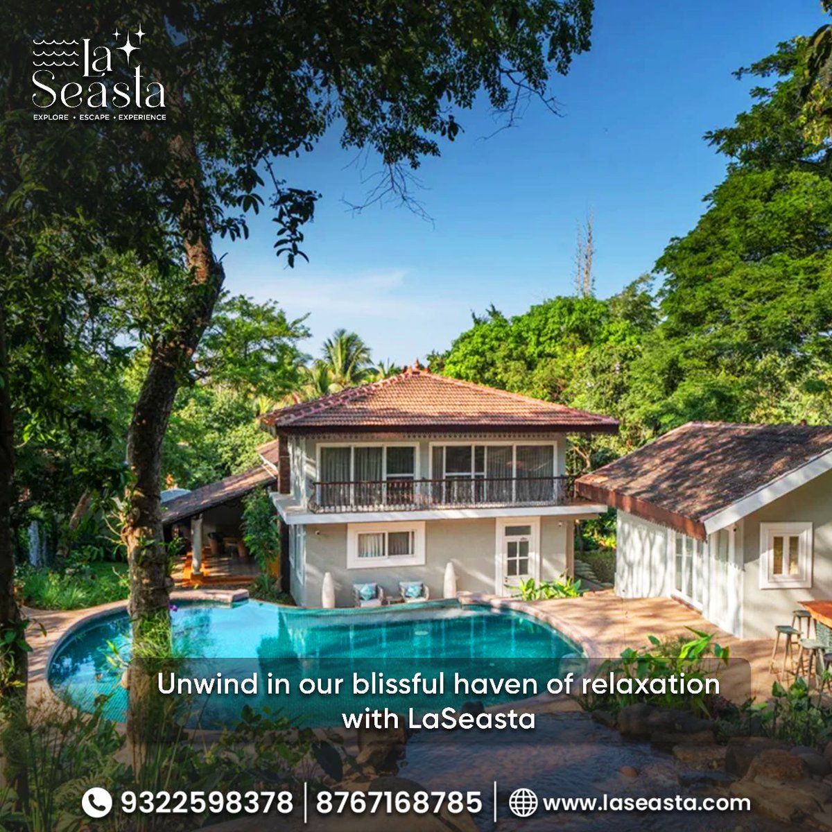 LaSeastaGoa's tweet photo. Unwind in our Blissful Haven of Relaxation with @LaSeastaGoa 

Book your next stay with @LaSeastaGoa today!
🌐 Visit: https://t.co/piQa0N4QOl
📞 Contact Us: 9322598378 | 8767168785

#laseasta #laseastagoa #goavacation #luxuryrentals #vacationhomes #villa #villasingoa #goavilla https://t.co/6O9TDJ7Eh0