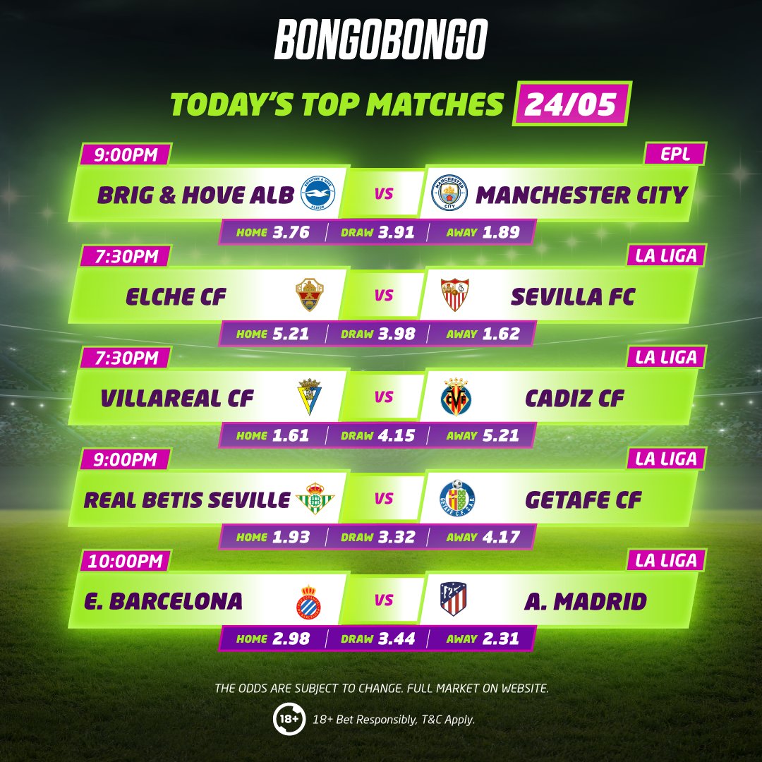 🏆Be a winner with us🏆 Football is here⚽
📱Bet responsibly
👉bongobongo.co.zm
.
#zambia #zambians #football #footballer #soccer #playonline #onlinebetting #money #cash #win