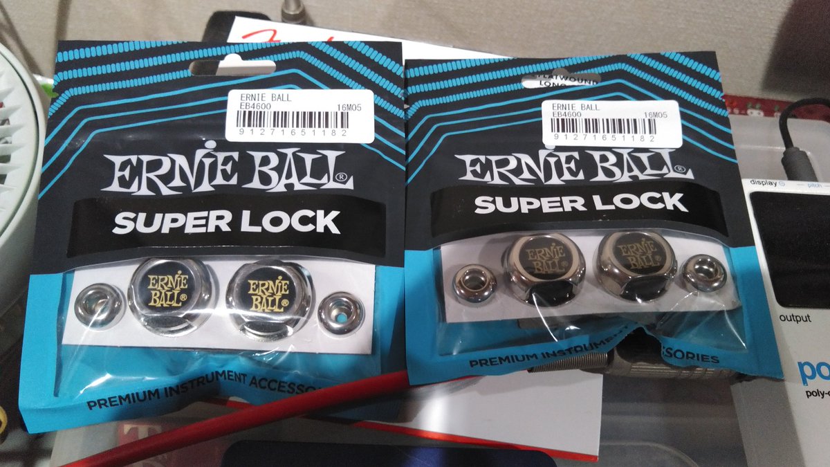 hunt1956's tweet photo. #ERNIEBALL
ストラップの調子が良いので他のベースに付けれる様に買い増ししました！ https://t.co/F4qKCzMLEF