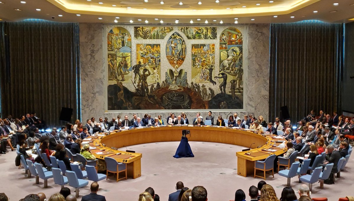 Josh__Jorgensen's tweet photo. .@swiss_un 🇨🇭 Pres. Alain Berset at the #UNSC open debate on the protection of civilians in armed conflict: 

 "The common denominator of all conflicts is the suffering of civilians."

#NotATarget #POCWeek2023 https://t.co/UcP1IbARWL