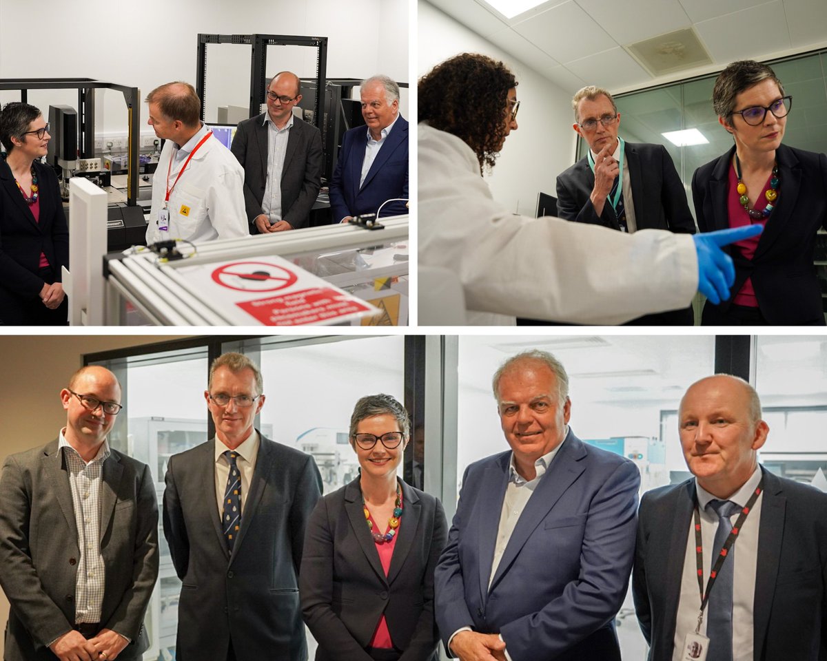Last week Will Drury @innovateuk, and Martin McHugh @CSACatapult welcomed @SciTechgovuk Secretary of State Chloe Smith, following the government’s #SemiconductorStrategy launch.

Read the strategy & #InnovateUK blog on how we're working to support this
➡️ ow.ly/qNMH104HGRR