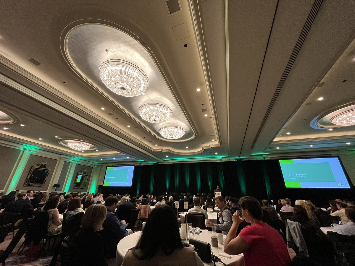 Opening remarks to begin <a href="/ACPIMPhysicians/">ACP</a> 2023 Leadership Day. So proud and excited to be here with <a href="/ConnecticutACP/">ACP- Connecticut Chapter</a> representing and advocating for the 160,000+ IM docs and our patients around the country! This room is buzzing with energy! #improud #acpld