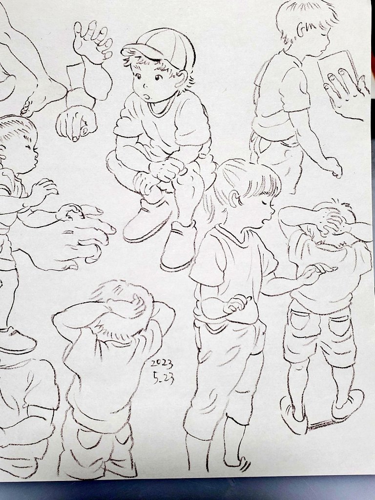 タヌさんの置物とらくがき